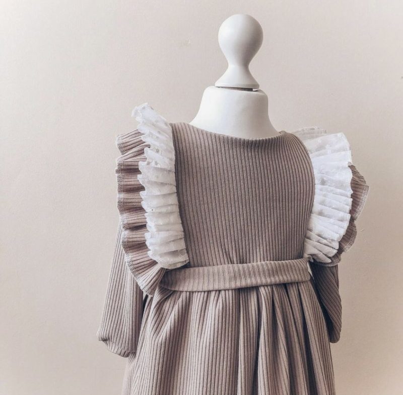 vestidos de diario para niñas estilo vintage