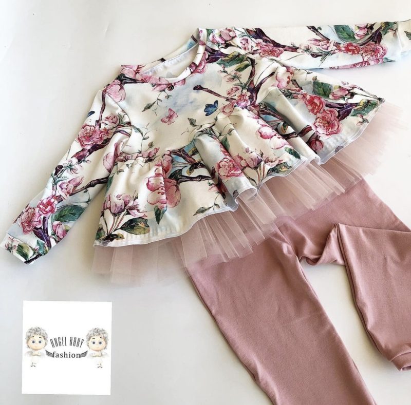 Conjuntos de ropa con estampado sakura