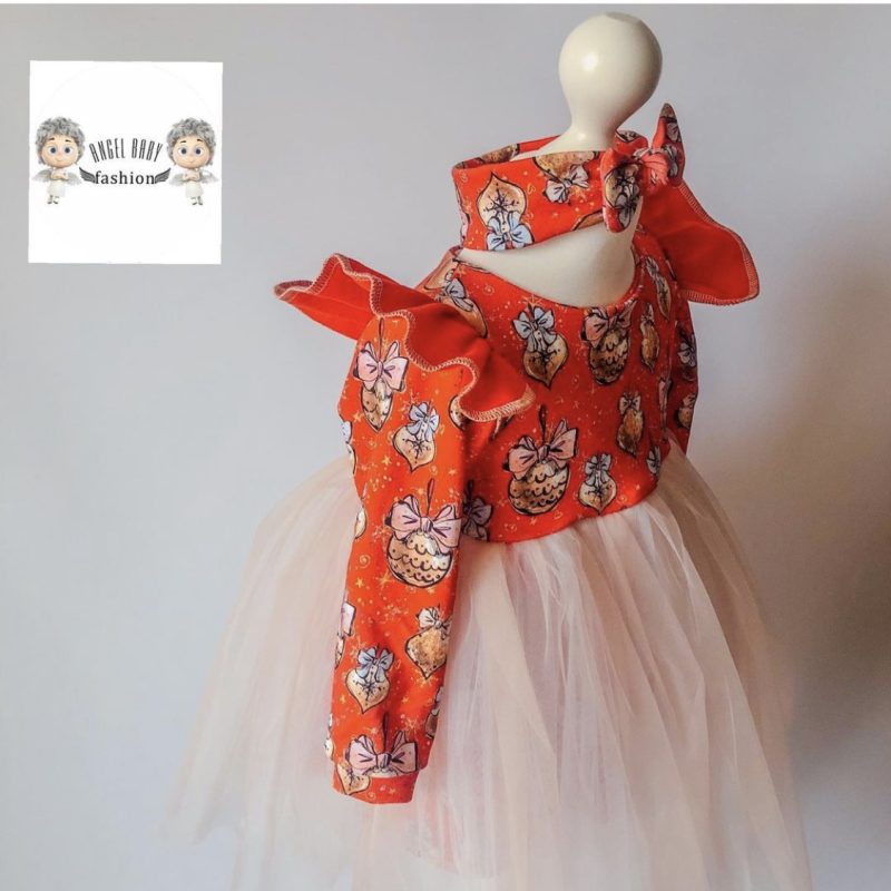 Vestidos para niña con estampado de Año Nuevo